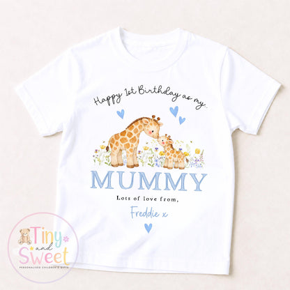Happy Birthday Mummy Sleepsuit, Mummy birthday Gift, New Mum Gift, Mummys birthday, 1st birthday as my Mummy, Toddler Mummy Birthday Tee