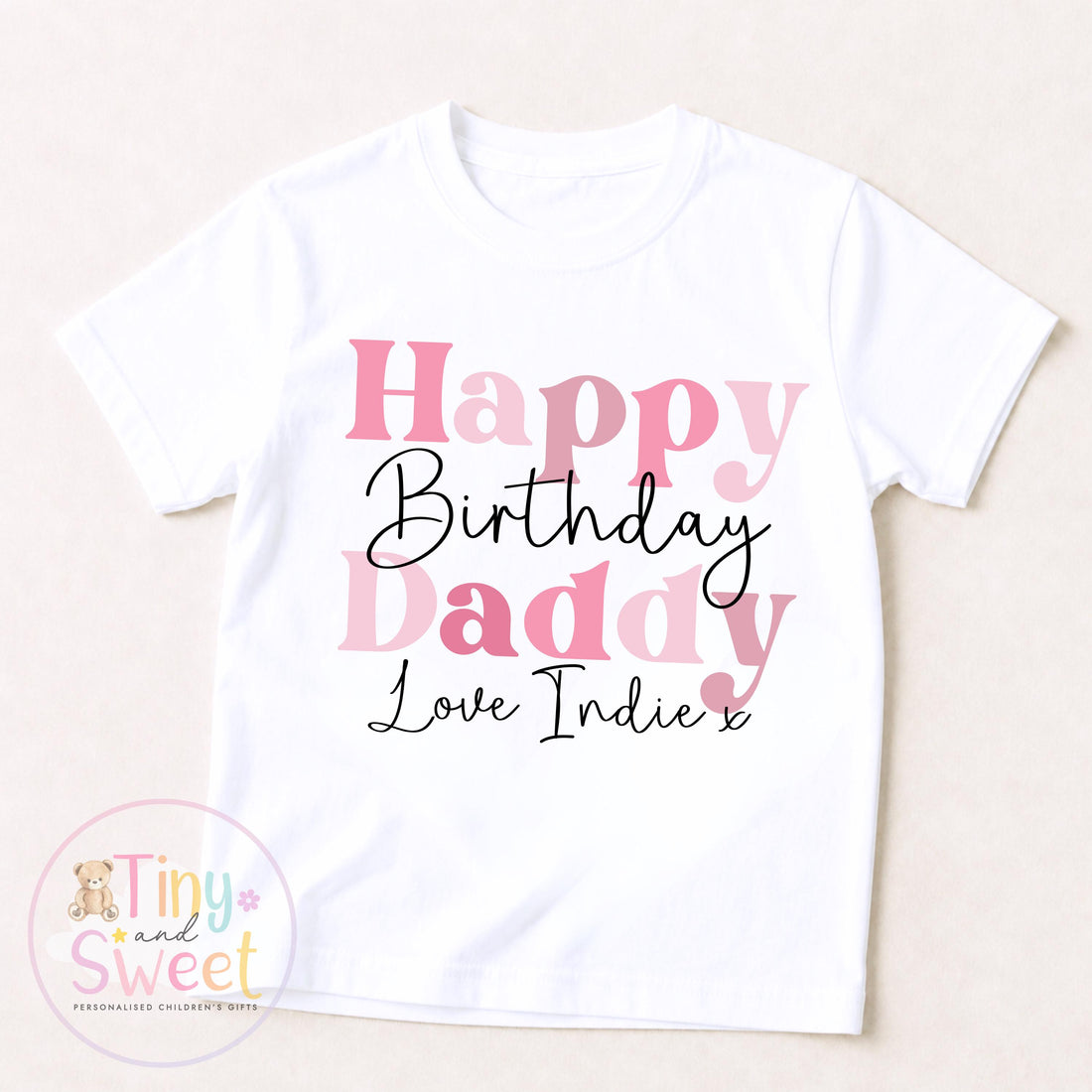 Happy Birthday Daddy T Shirt, Daddy birthday Gift, New Dad Gift, Daddys birthday, 1st birthday as my daddy, Toddler Daddy Birthday Tee