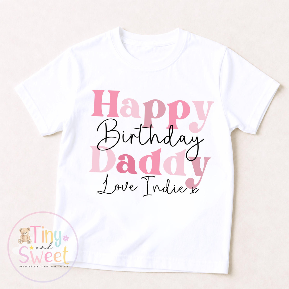 Happy Birthday Daddy T Shirt, Daddy birthday Gift, New Dad Gift, Daddys birthday, 1st birthday as my daddy, Toddler Daddy Birthday Tee