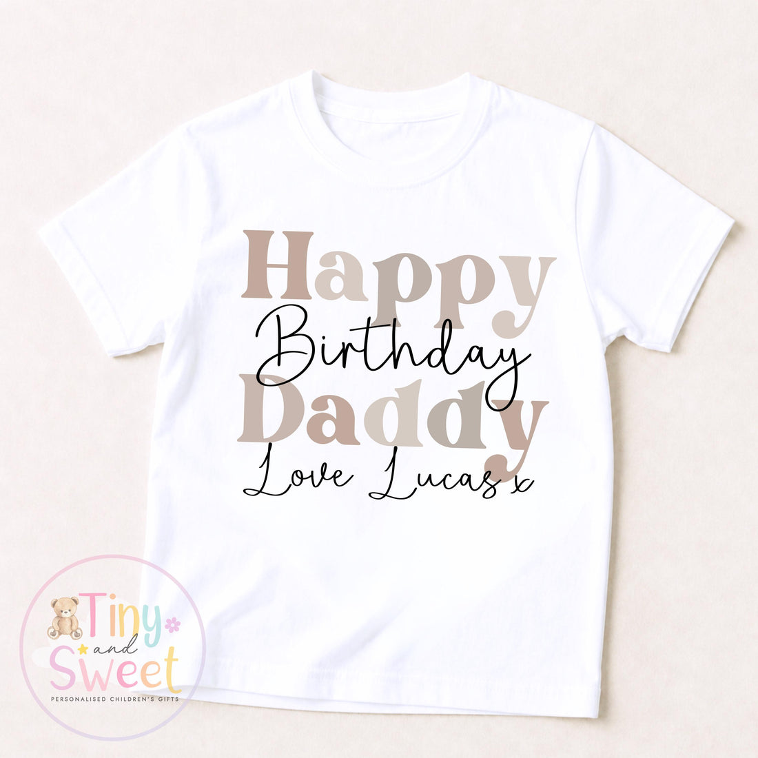 Happy Birthday Daddy T Shirt, Daddy birthday Gift, New Dad Gift, Daddys birthday, 1st birthday as my daddy, Toddler Daddy Birthday Tee