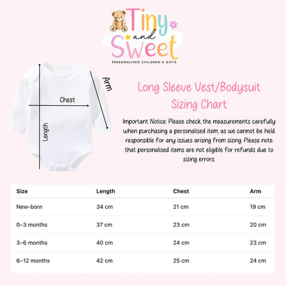 Personalised My First Halloween Sleepsuit – First Halloween –Baby’s 1st Halloween Outfit with Name – Custom Baby Grow – Halloween Baby Gift