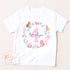 Personalised Any Age Mermaid Birthday T Shirt, Custom Pink Mermaid Birthday Tee, 1st Birthday Tshirt, 2nd, 3rd, Mermaids Theme
