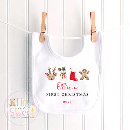My First Christmas Reindeer, Personalised Reindeer Soft Toy, Baby’s First Christmas Soft Toy Gift, My First Christmas Keepsake Gift