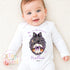 Personalised My First Halloween Sleepsuit – First Halloween –Baby’s 1st Halloween Outfit with Name – Custom Baby Grow – Halloween Baby Gift