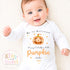 Classic Pumpkin First Halloween Personalised Sleepsuit