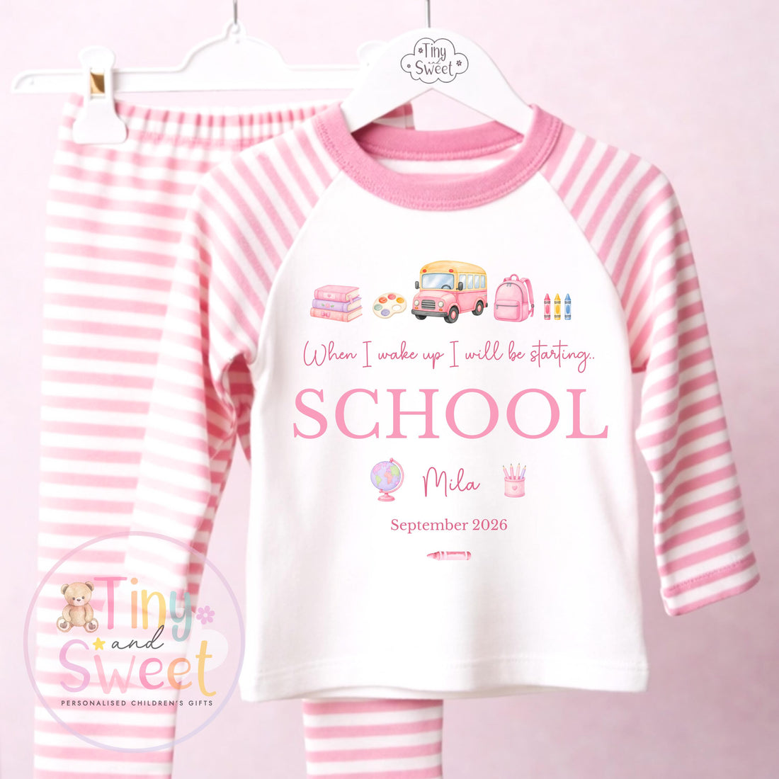 Starting School Personalised When I Wake Up i&