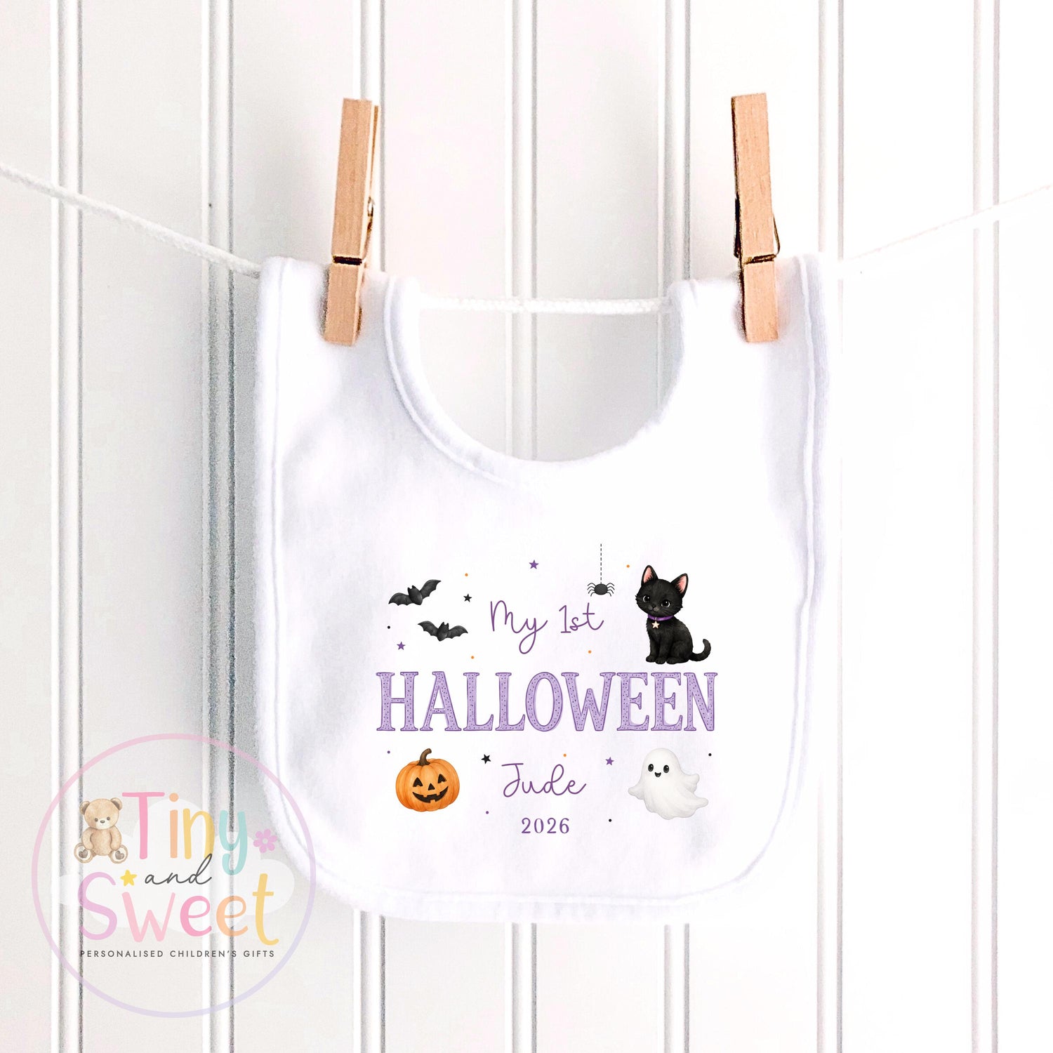 First Halloween Sleepsuit, Baby 1st Halloween Gift Idea, 1st Halloween Babygrow, Halloween Outfit for baby, Halloween costume