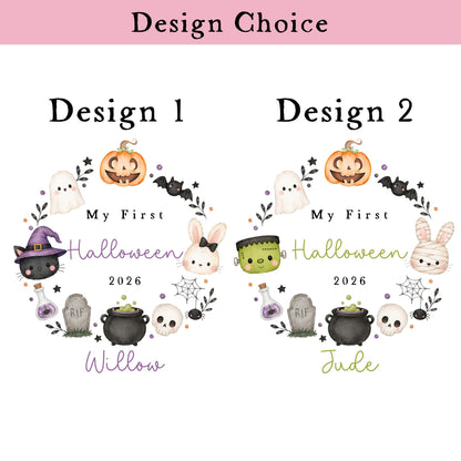 First Halloween Sleepsuit, Baby 1st Halloween Gift Idea, 1st Halloween Babygrow, Halloween Outfit for baby, Halloween costume