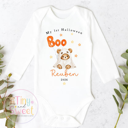 First Halloween Sleepsuit, Baby 1st Halloween Gift Idea, 1st Halloween Babygrow, Halloween Outfit for baby, Halloween costume