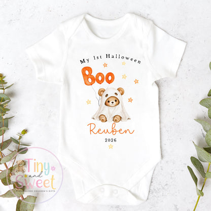First Halloween Sleepsuit, Baby 1st Halloween Gift Idea, 1st Halloween Babygrow, Halloween Outfit for baby, Halloween costume