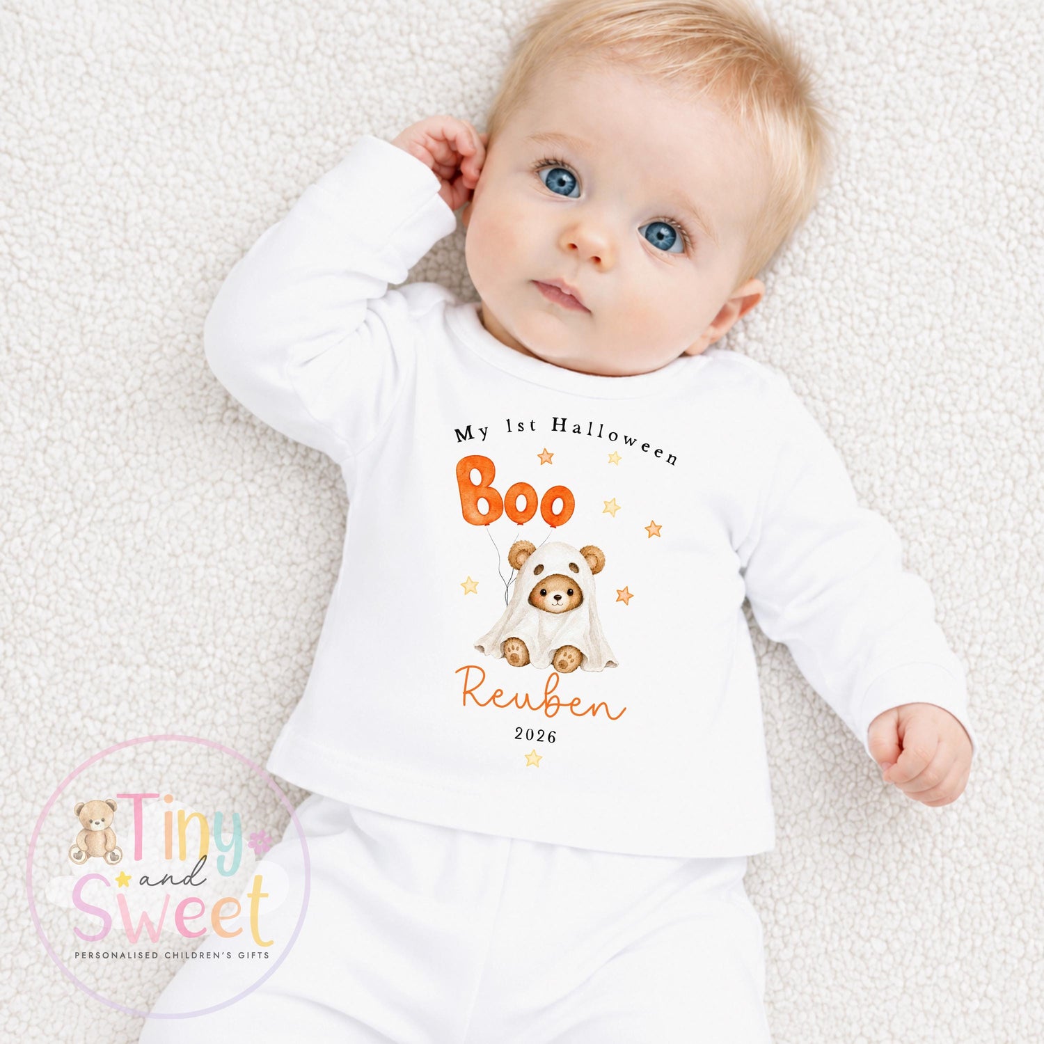 First Halloween Sleepsuit, Baby 1st Halloween Gift Idea, 1st Halloween Babygrow, Halloween Outfit for baby, Halloween costume