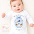 Personalised My First Halloween Sleepsuit – First Halloween –Baby’s 1st Halloween Outfit with Name – Custom Baby Grow – Halloween Baby Gift