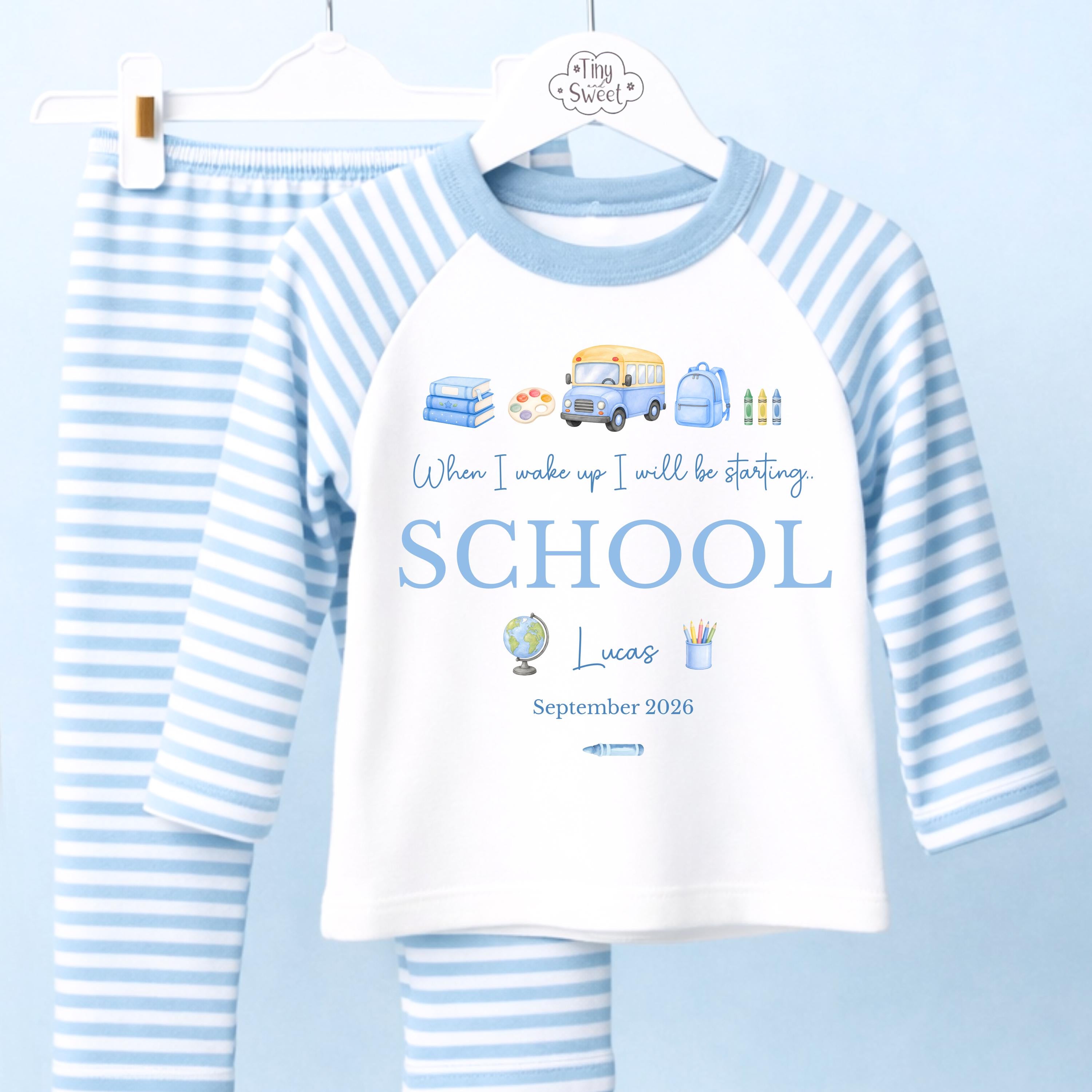 Starting School Personalised When I Wake Up i&