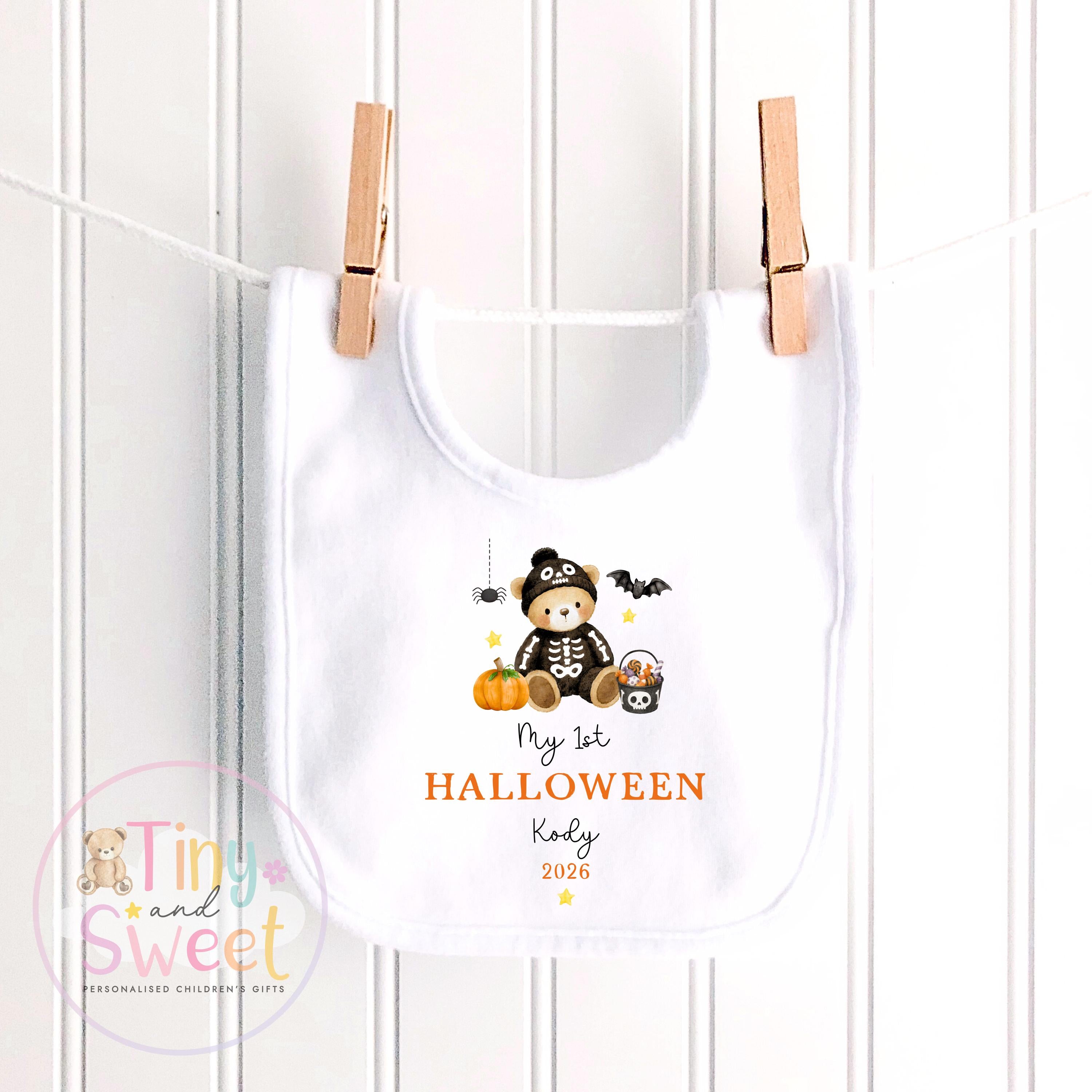 First Halloween Sleepsuit, Baby 1st Halloween Gift Idea, 1st Halloween Babygrow, Halloween Outfit for baby, Halloween costume