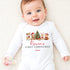 Personalised My First Christmas Bunny Sleepsuit, When I wake up it will be christmas, Babies 1st Christmas, New Baby first xmas