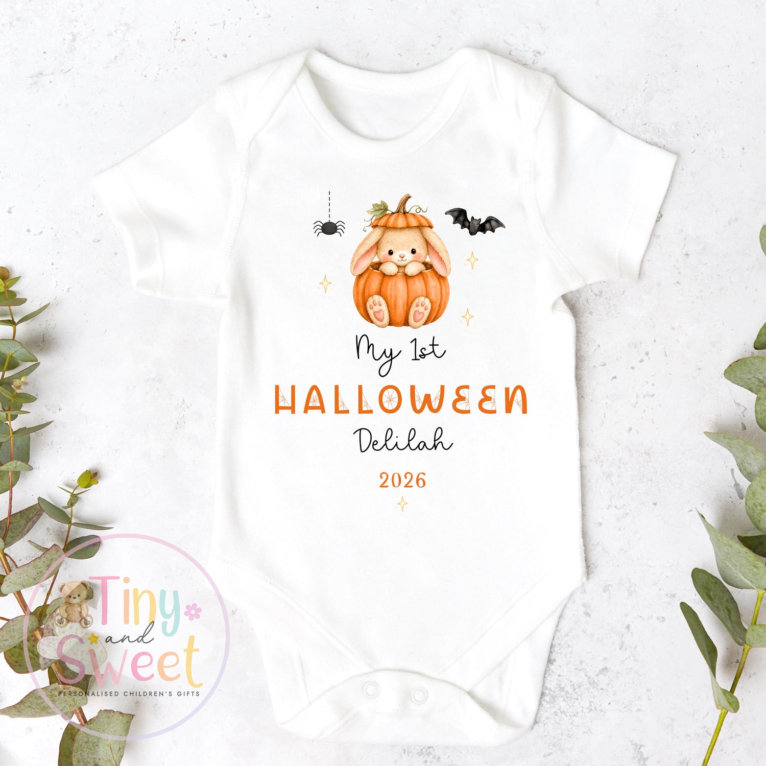 First Halloween Sleepsuit, Baby 1st Halloween Gift Idea, 1st Halloween Babygrow, Halloween Outfit for baby, Halloween costume