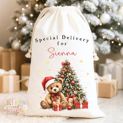 Personalised Christmas Sack, My First Christmas Sack, Santa sack, Babies 1st Christmas, Christmas Eve Bag, Custom Baby Gift, Baby Girl/Boy