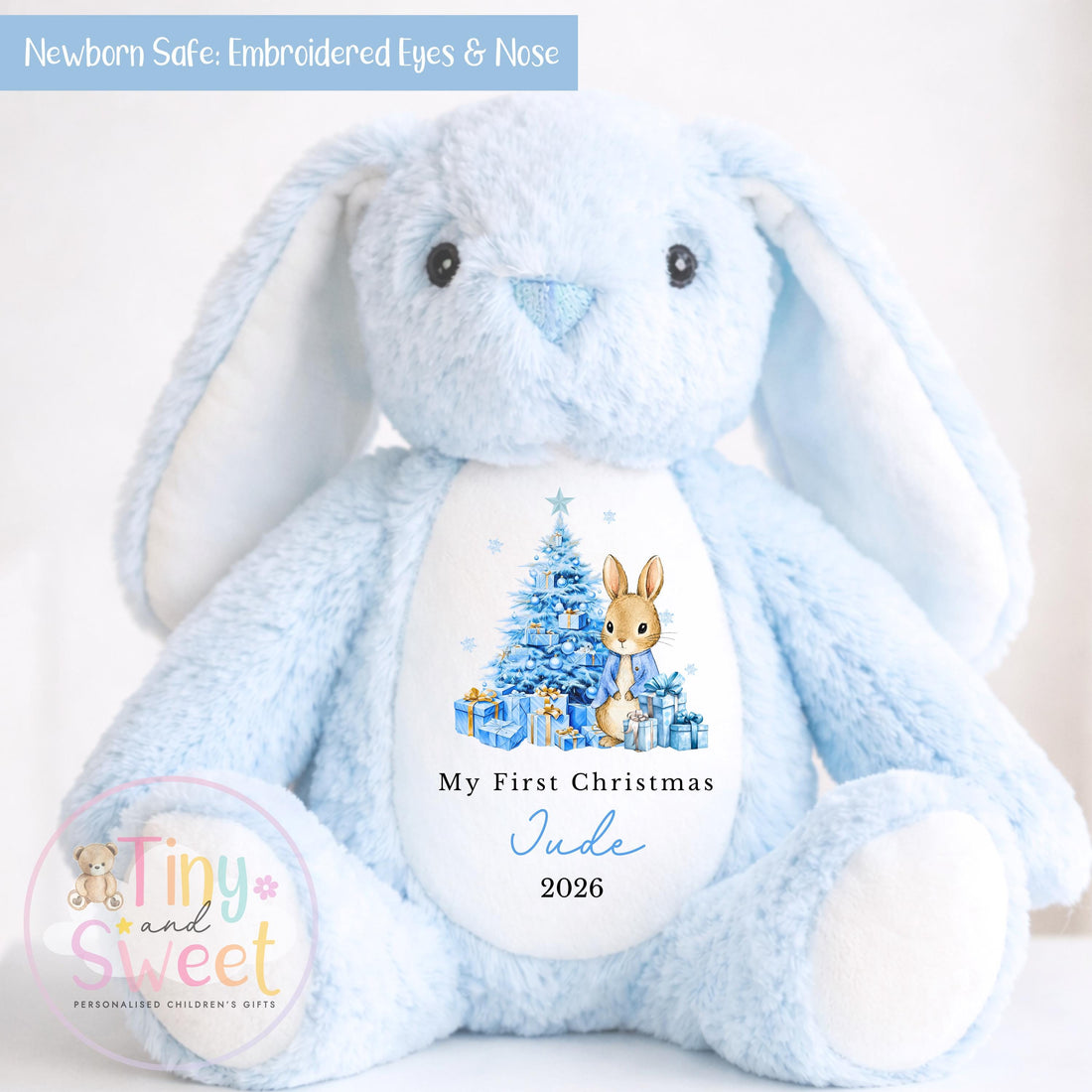 Personalised Christmas Teddy, Personalised Christmas Toy, 1st Christmas, 1st Christmas Toy, Christmas Plush, Christmas Teddy, Christmas Gift