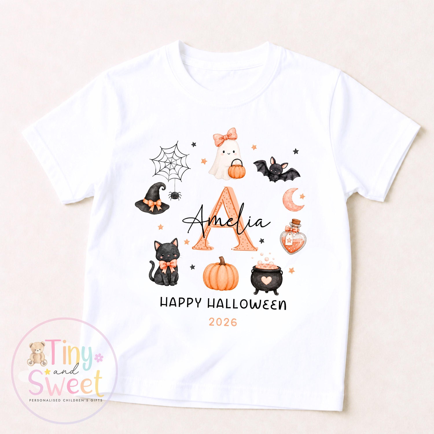 Personalised Halloween Sweatshirt or T Shirt for Kids, Halloween Top, Pumpkin T Shirt, Kids Halloween Outfits, Boys or Girls Halloween Gift