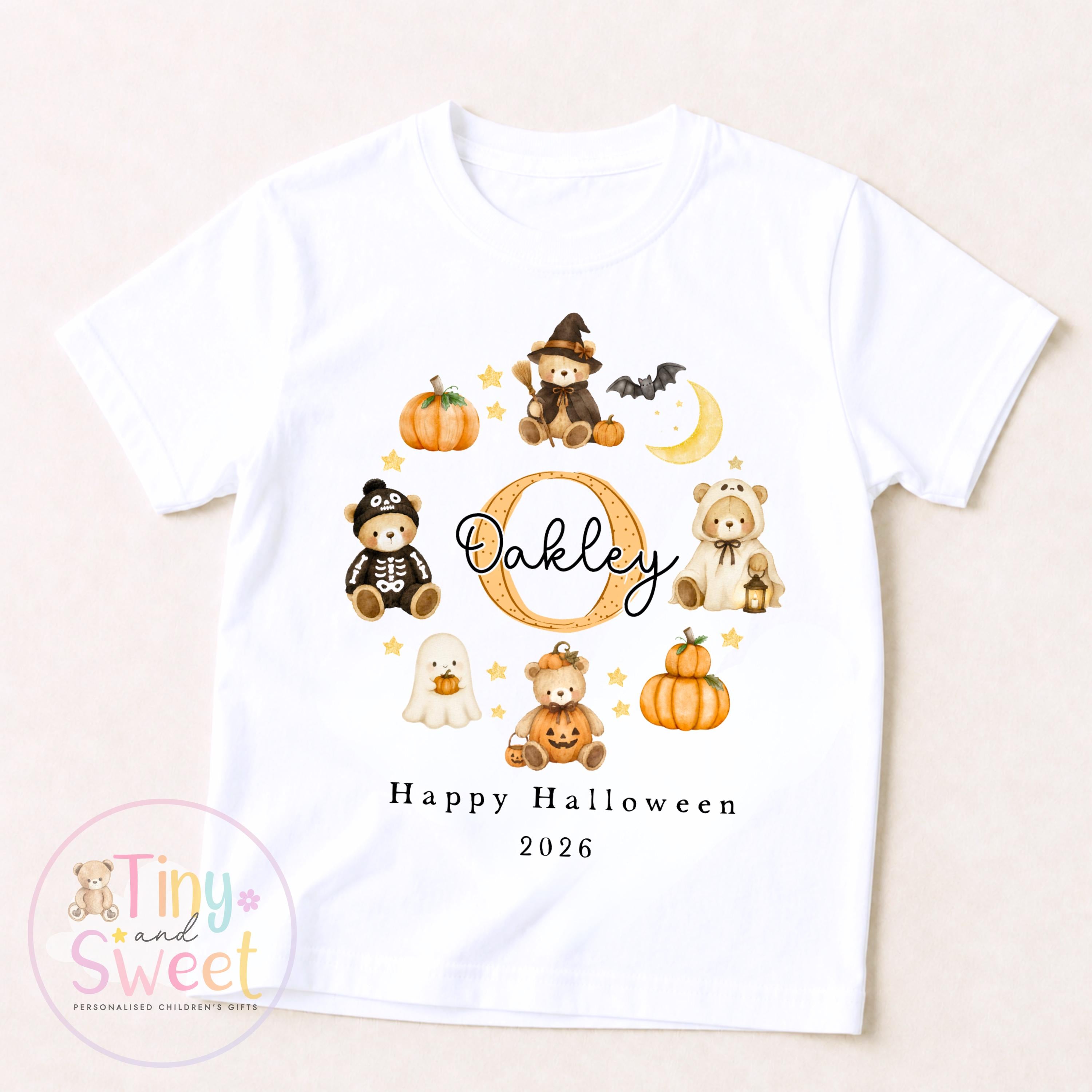 Personalised Halloween T Shirt or Sweatshirt for Kids, Halloween Top, Pumpkin T Shirt, Kids Halloween Outfits, Boys or Girls Halloween Gift