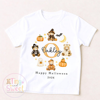 Personalised Halloween T Shirt or Sweatshirt for Kids, Halloween Top, Pumpkin T Shirt, Kids Halloween Outfits, Boys or Girls Halloween Gift