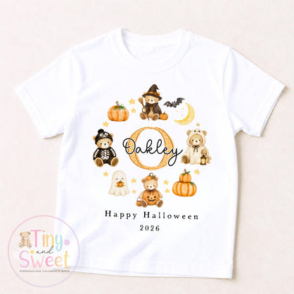 Personalised Halloween T Shirt or Sweatshirt for Kids, Halloween Top, Pumpkin T Shirt, Kids Halloween Outfits, Boys or Girls Halloween Gift