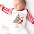 First Christmas Baby Grow , My First Christmas, Custom Name Sleepsuit, Baby’s First Christmas, Personalised Christmas Baby Outfit