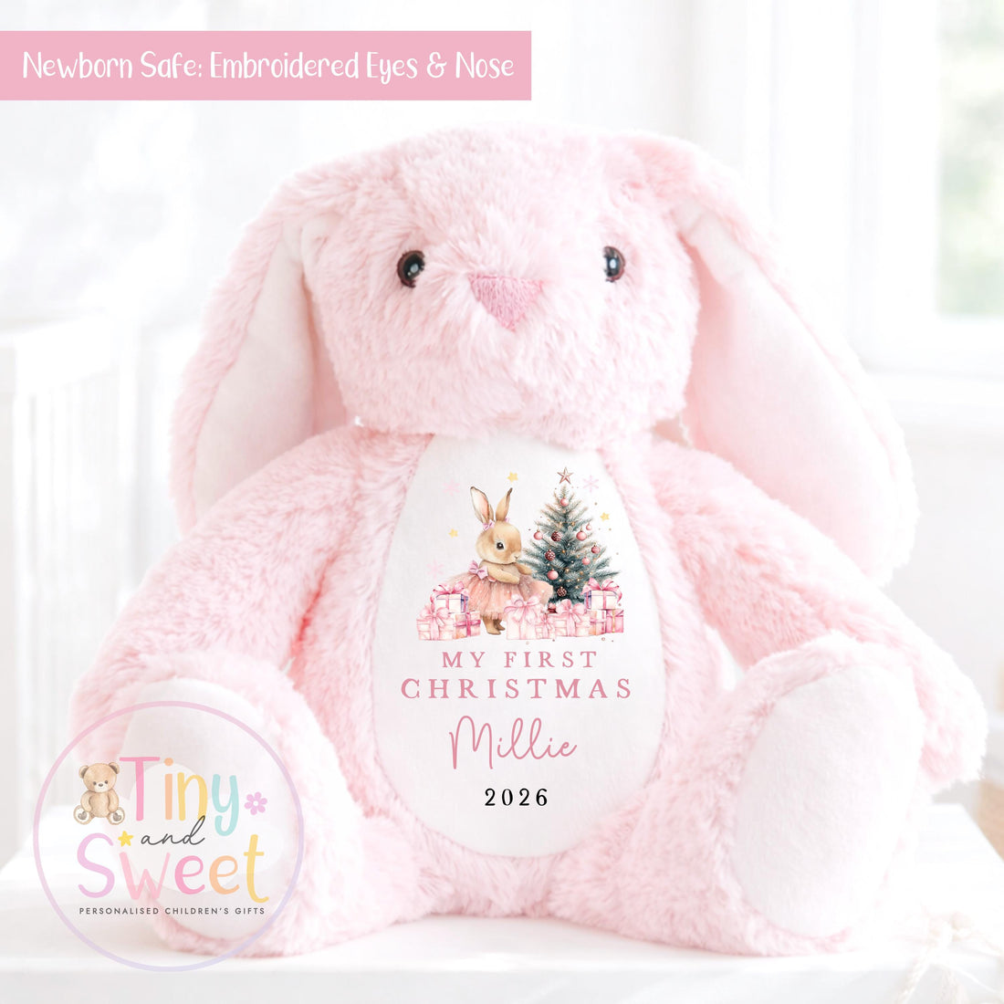 Personalised Christmas Teddy, Personalised Christmas Toy, 1st Christmas, 1st Christmas Toy, Christmas Plush, Christmas Teddy, Christmas Gift