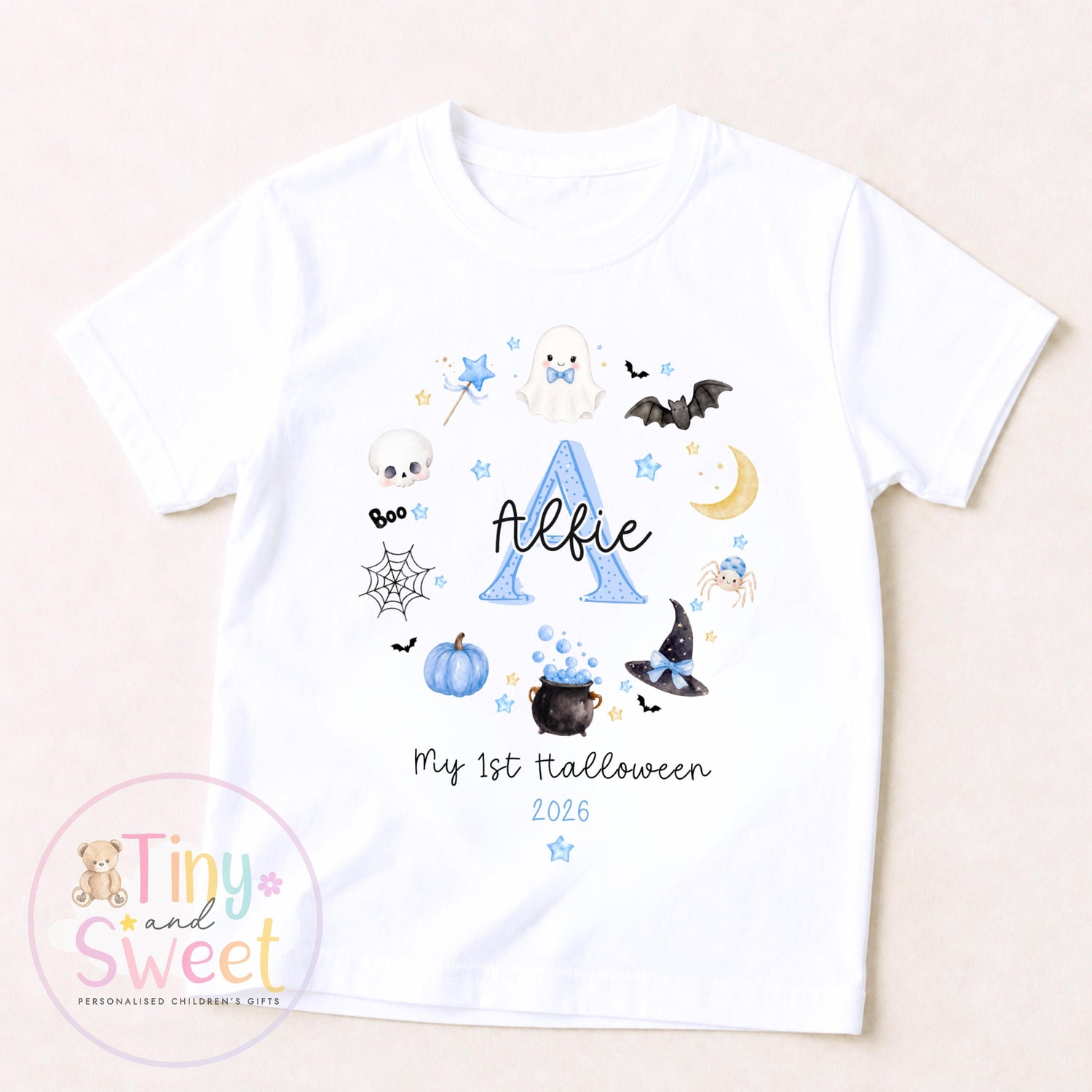 Personalised First Halloween Baby Grow , My First Halloween, Custom Name Sleepsuit, Baby’s First Halloween, Halloween Baby Outfit