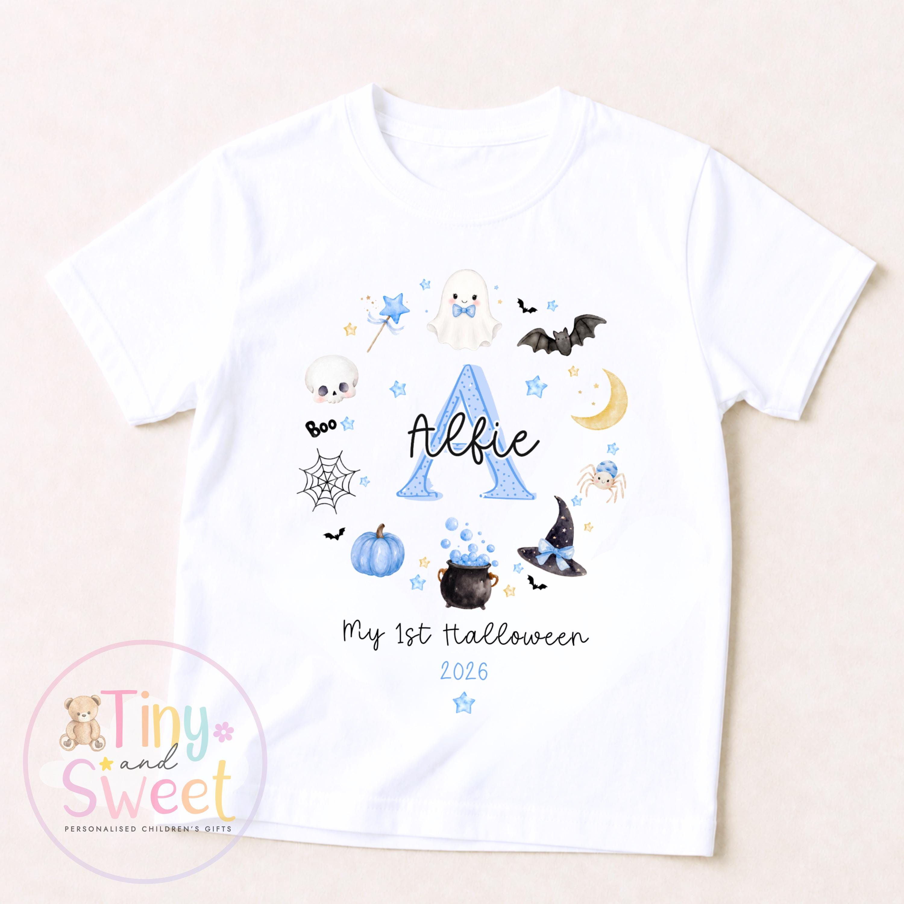 Personalised First Halloween Baby Grow , My First Halloween, Custom Name Sleepsuit, Baby’s First Halloween, Halloween Baby Outfit