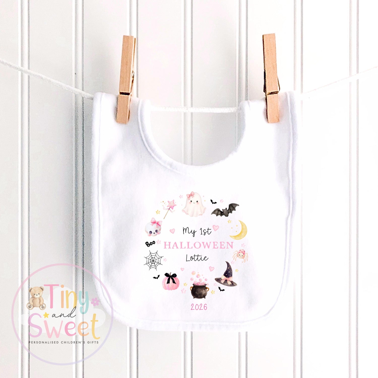 Personalised First Halloween Sleepsuit, Baby Halloween Outfit, Halloween Newborn Gift, First Halloween Babygrow, 1st Halloween Baby Gift