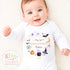Personalised First Halloween Sleepsuit, Baby Halloween Outfit, Halloween Newborn Gift, First Halloween Babygrow, 1st Halloween Baby Gift