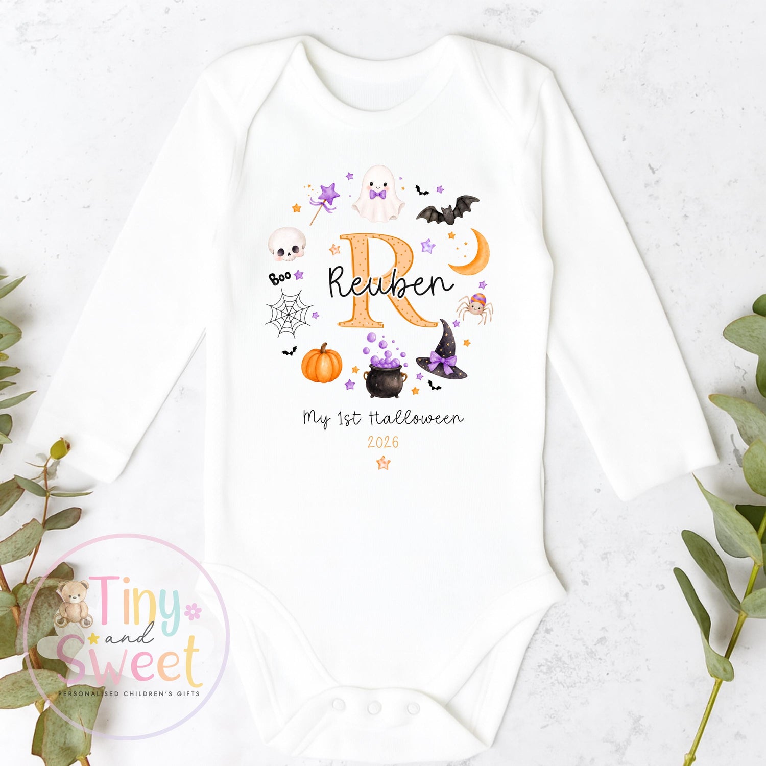 My First Halloween T Shirt, Baby Halloween, Baby 1st Halloween Gift, 1st Halloween Babygrow, Halloween Outfit for baby, Halloween costume
