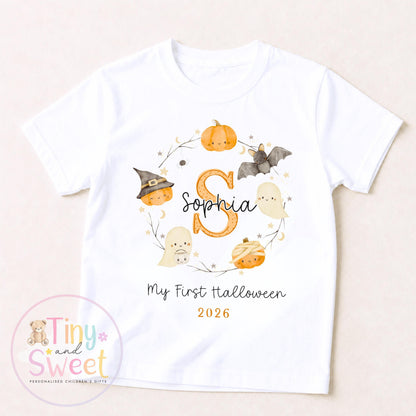 Personalised First Halloween Sleepsuit, Baby Halloween Outfit, Halloween Newborn Gift, First Halloween Babygrow, 1st Halloween Baby Gift