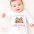 Personalised First Christmas Baby Grow , My First Christmas, Custom Name Sleepsuit, Baby’s First Christmas, Xmas Baby Outfit