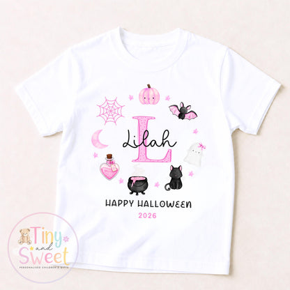 Personalised Halloween T Shirt or Sweatshirt for Kids, Halloween Top, Pumpkin T Shirt, Kids Halloween Outfits, Boys or Girls Halloween Gift
