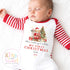 First Christmas Baby Grow , My First Christmas, Custom Name Sleepsuit, Baby’s First Christmas, Personalised Christmas Baby Outfit