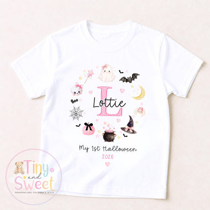 Personalised First Halloween Baby Grow , My First Halloween, Custom Name Sleepsuit, Baby’s First Halloween, Halloween Baby Outfit