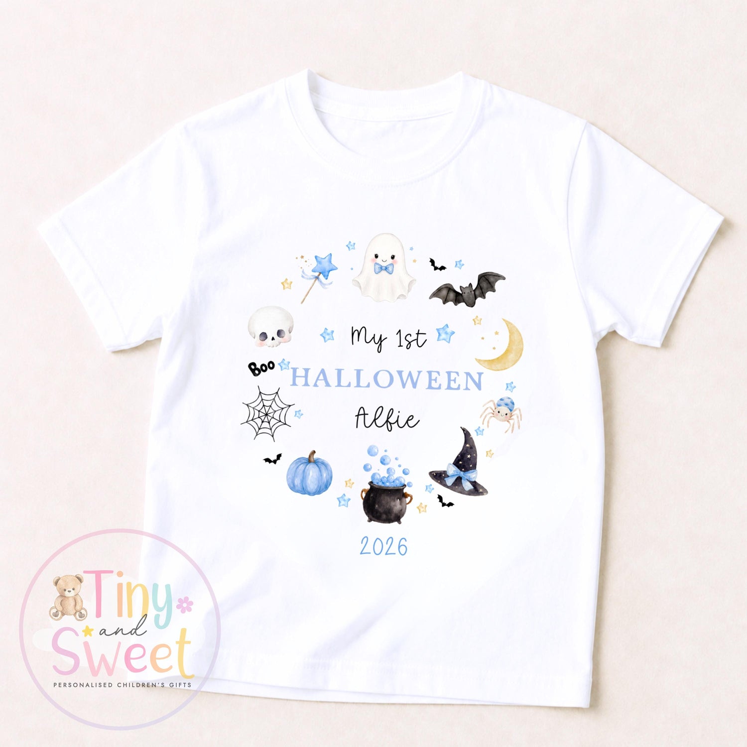 Personalised First Halloween Sleepsuit, Baby Halloween Outfit, Halloween Newborn Gift, First Halloween Babygrow, 1st Halloween Baby Gift