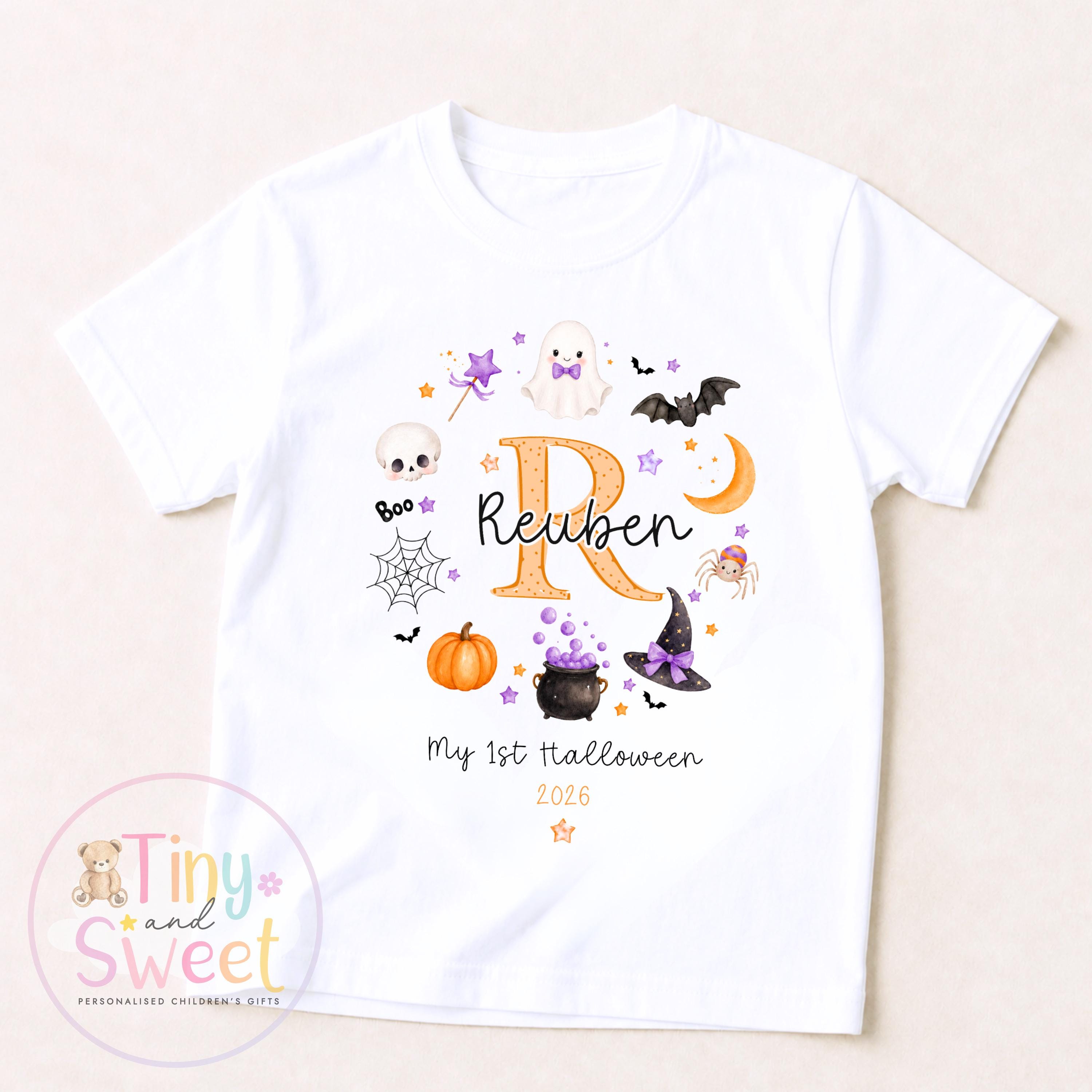 My First Halloween T Shirt, Baby Halloween, Baby 1st Halloween Gift, 1st Halloween Babygrow, Halloween Outfit for baby, Halloween costume