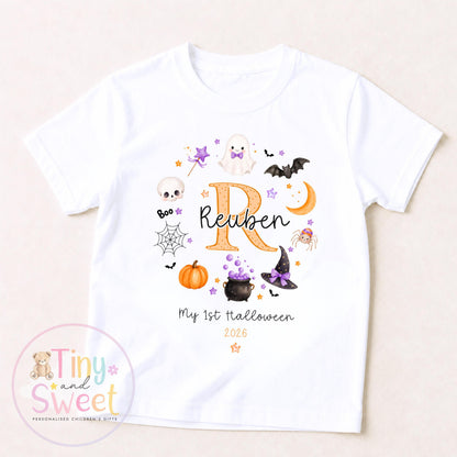 My First Halloween T Shirt, Baby Halloween, Baby 1st Halloween Gift, 1st Halloween Babygrow, Halloween Outfit for baby, Halloween costume
