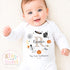 Personalised First Halloween Sleepsuit, Baby Halloween Outfit, Halloween Newborn Gift, First Halloween Babygrow, 1st Halloween Baby Gift