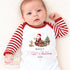 Traditional Christmas Personalised Sleepsuit/Vest