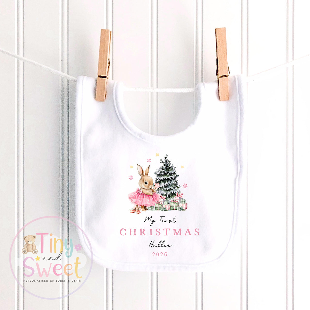 Personalised Babies First Christmas Sleepsuit, Babies 1st Xmas Gift Idea, Pyjamas, 1st Xmas Babygrow, Christmas Outfit for baby, Teddy