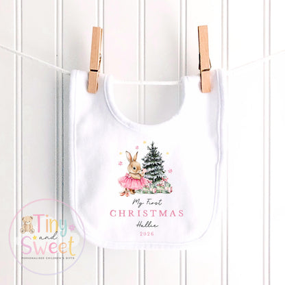 Personalised Babies First Christmas Sleepsuit, Babies 1st Xmas Gift Idea, Pyjamas, 1st Xmas Babygrow, Christmas Outfit for baby, Teddy