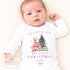 Personalised Teddy In Stocking Christmas Red Pyjamas