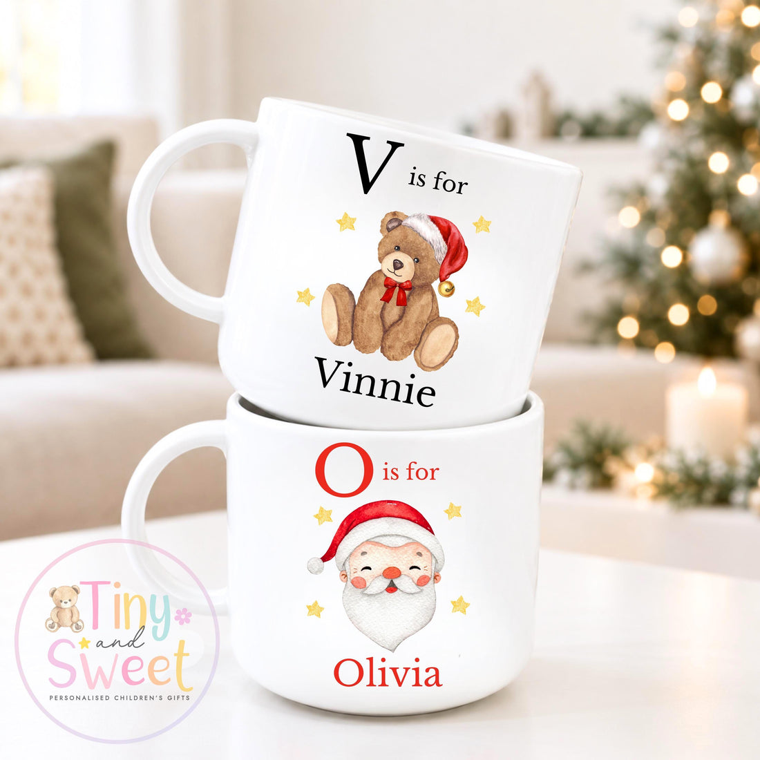 Christmas Unbreakable Mug, Personalised Christmas Cup, Christmas Eve Box, Plastic Cup, Gift For Toddler, Gift For Grandchildren, Kids Mug