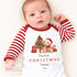 Personalised First Christmas Baby Grow , My First Christmas, Custom Name Sleepsuit, Baby’s First Christmas, Xmas Baby Outfit