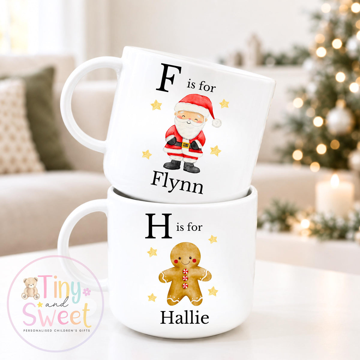 Christmas Unbreakable Mug, Personalised Christmas Cup, Christmas Eve Box, Plastic Cup, Gift For Toddler, Gift For Grandchildren, Kids Mug