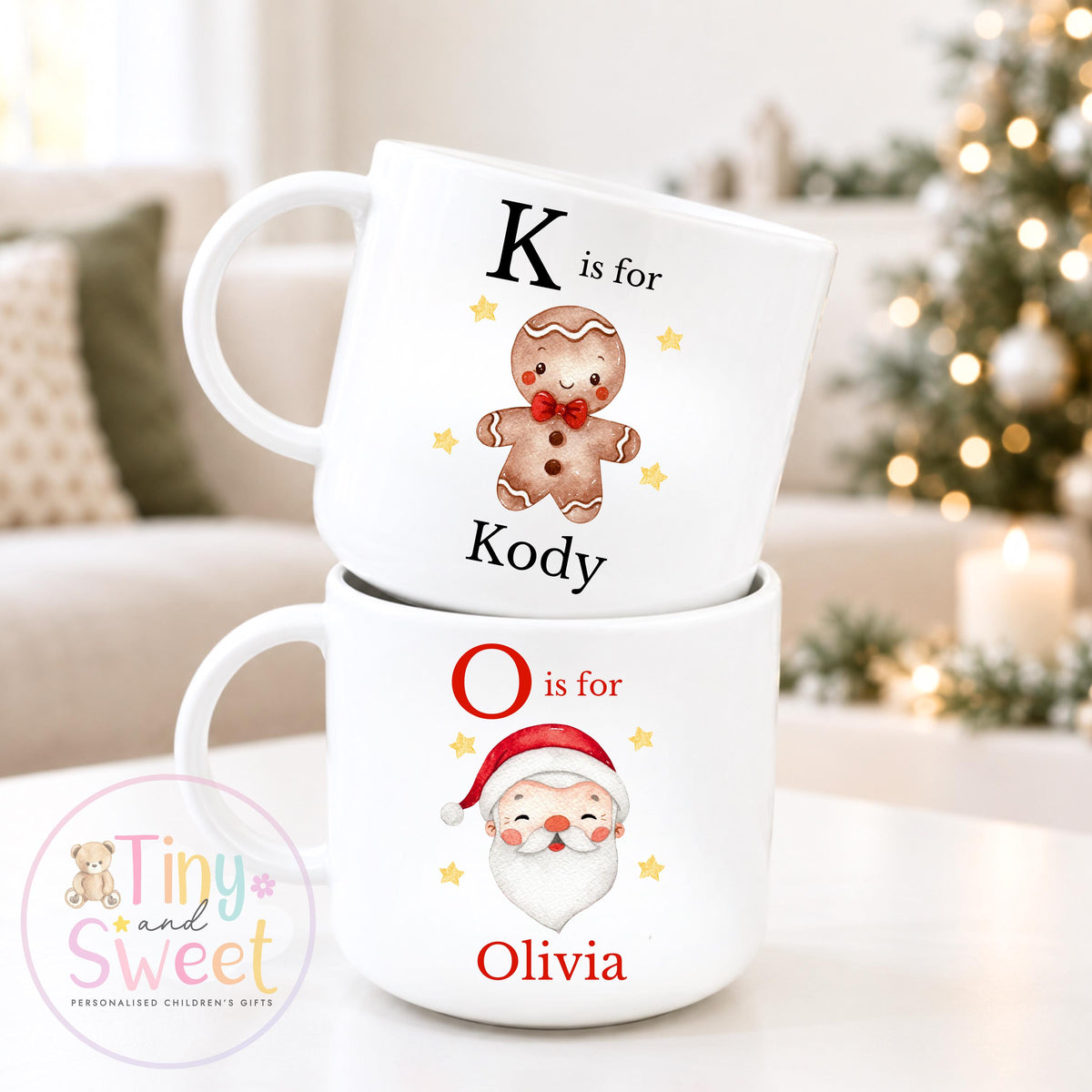 Christmas Unbreakable Mug, Personalised Christmas Cup, Christmas Eve Box, Plastic Cup, Gift For Toddler, Gift For Grandchildren, Kids Mug
